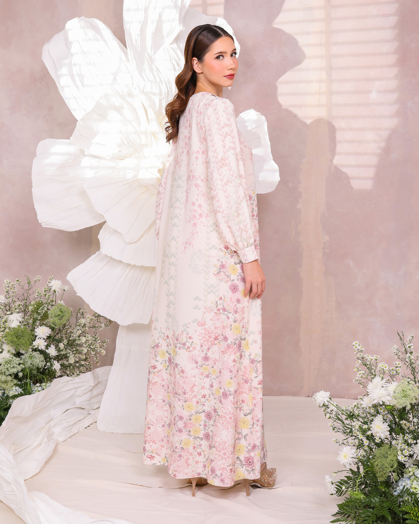 CHRYSA DRESS - PASTEL PINK
