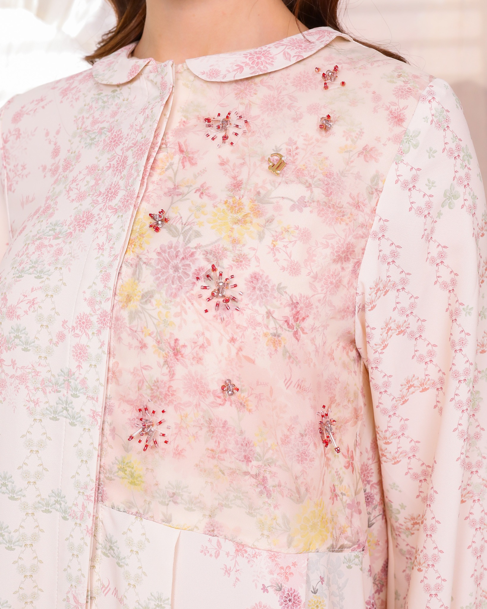 CHRYSA DRESS - PASTEL PINK
