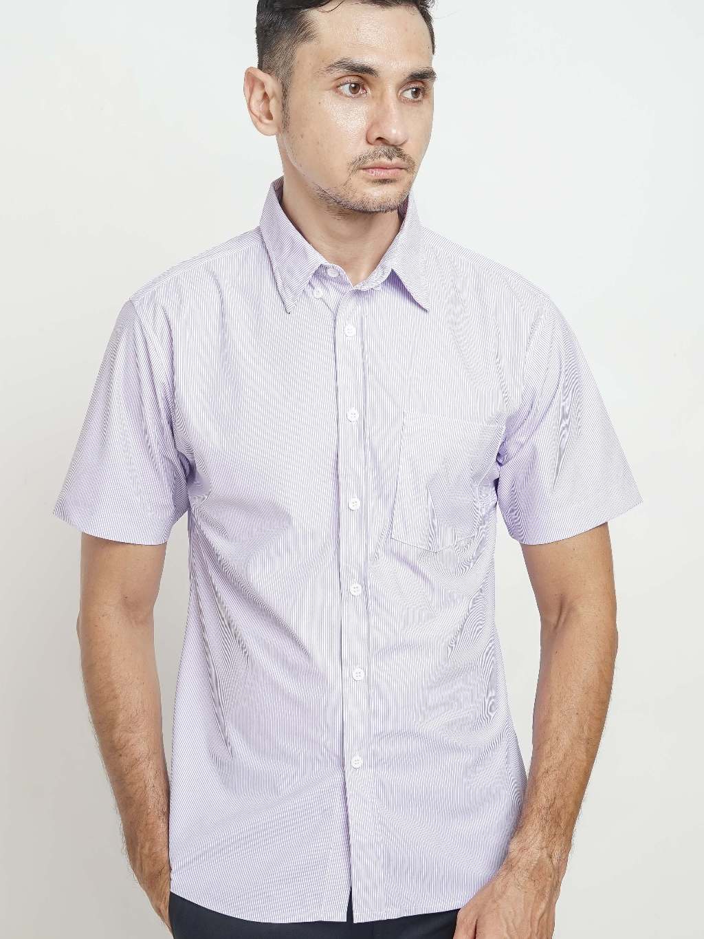 Stripe Shirt Short Sleeve