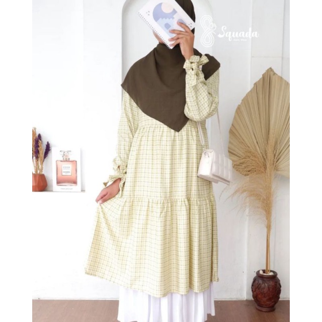 SHEVA MIDI DRESS MUSLIMAH TUNIK RAYON PREMIUM