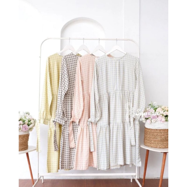 SHEVA MIDI DRESS MUSLIMAH TUNIK RAYON PREMIUM