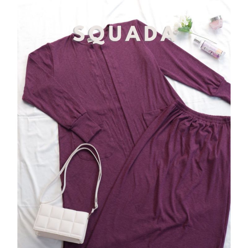 SQUADA | SELENA SKIRT - Knit Pencil Skirt Bawahan Casual