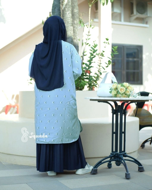 Image of SQUADA | LONG TUNIK SIGNATURE PATTERN