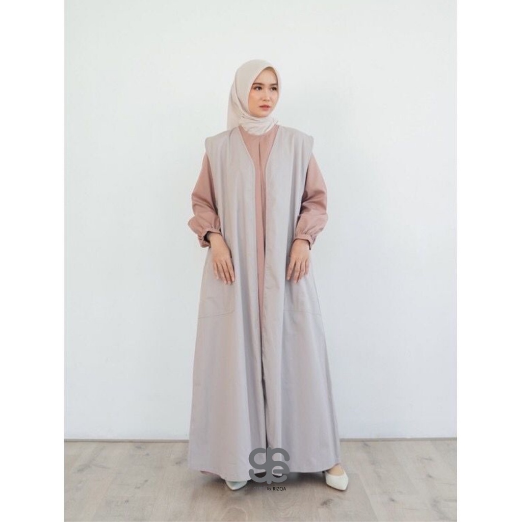 ANELA Long Vest - Gardenia