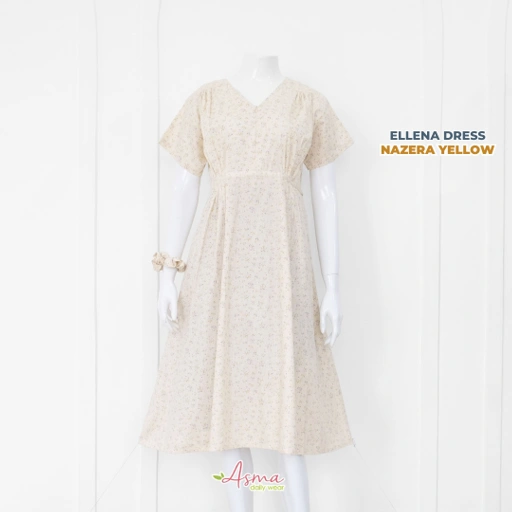 Image of ELLENA DRESS NAZERA YELLOW (KAJEP)