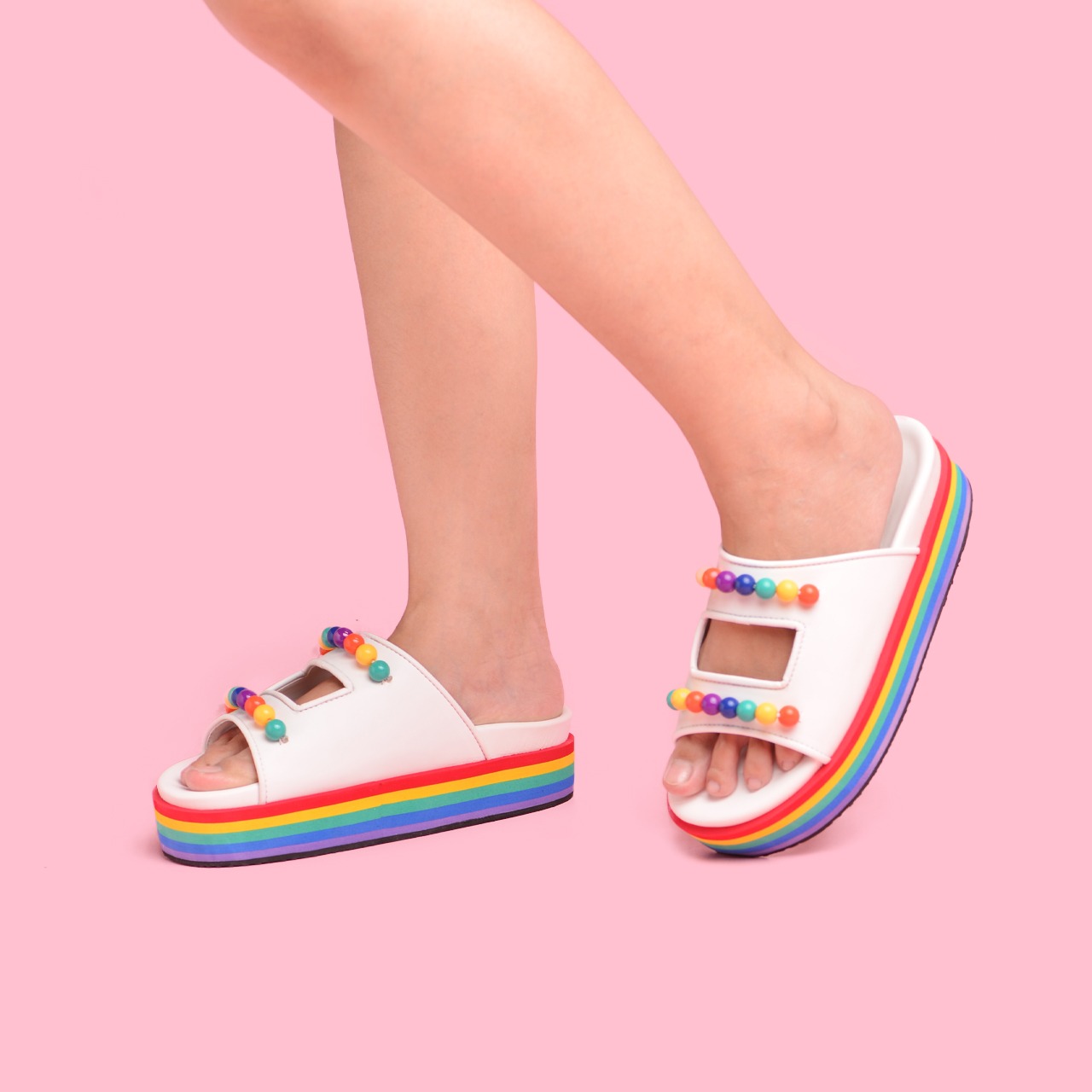 Penny Rainbow Sandals