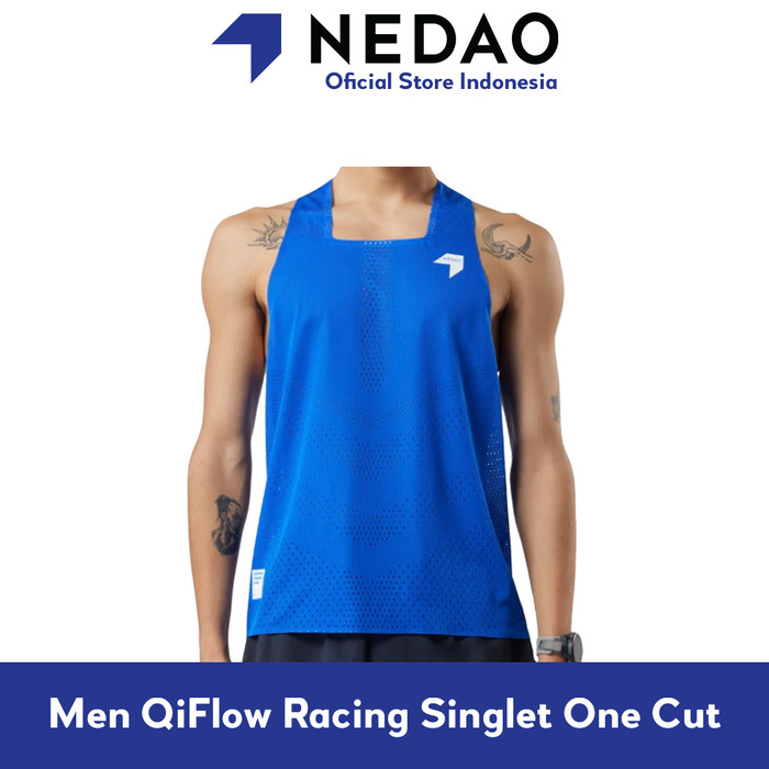 Men's QiFlow Racing Singlet - One cut NEDAO RUNNING