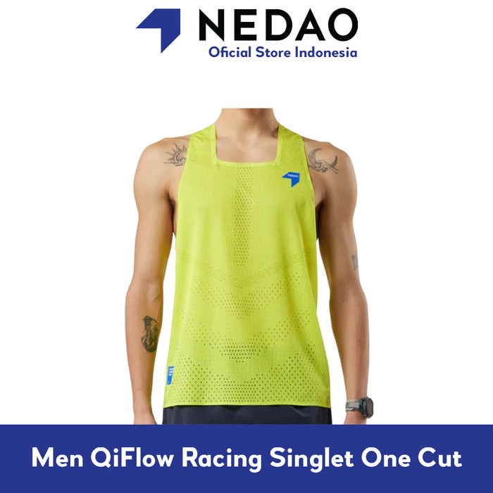 Men's QiFlow Racing Singlet - One cut NEDAO RUNNING