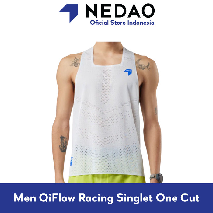Men's QiFlow Racing Singlet - One cut NEDAO RUNNING