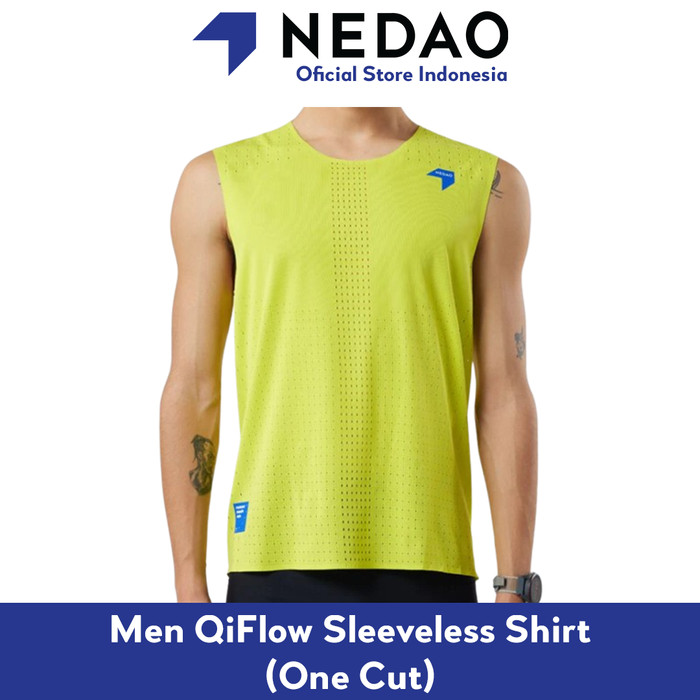 Men's QiFlow Sleeveless Shirt (One Cut), NEDAO RUNNING