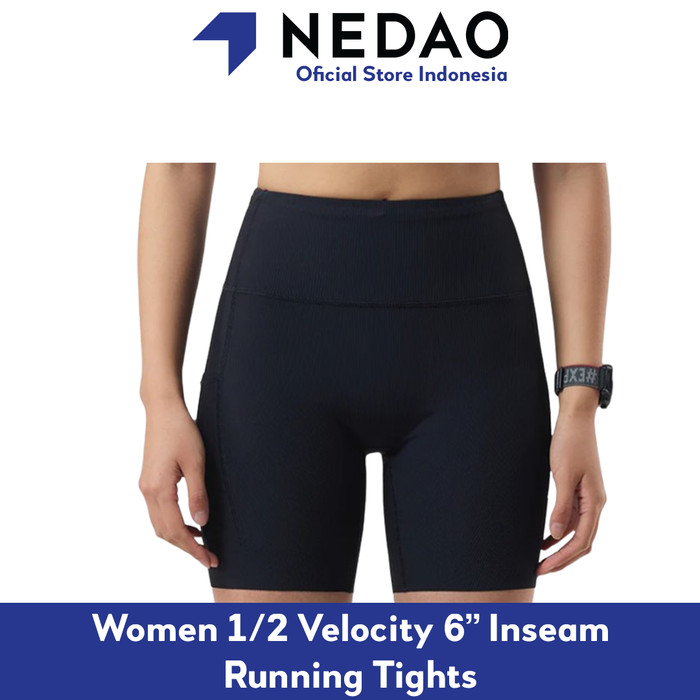 Women's 1/2 Velocity 6" Inseam Running Tights, NEDAO RUNNING