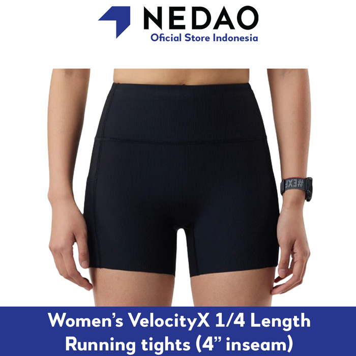 Women's 1/4 Velocity Running Tights, NEDAO RUNNING
