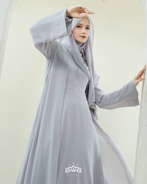 Image of Kazami - Dress Abaya Shireen set Inner Outer New Color