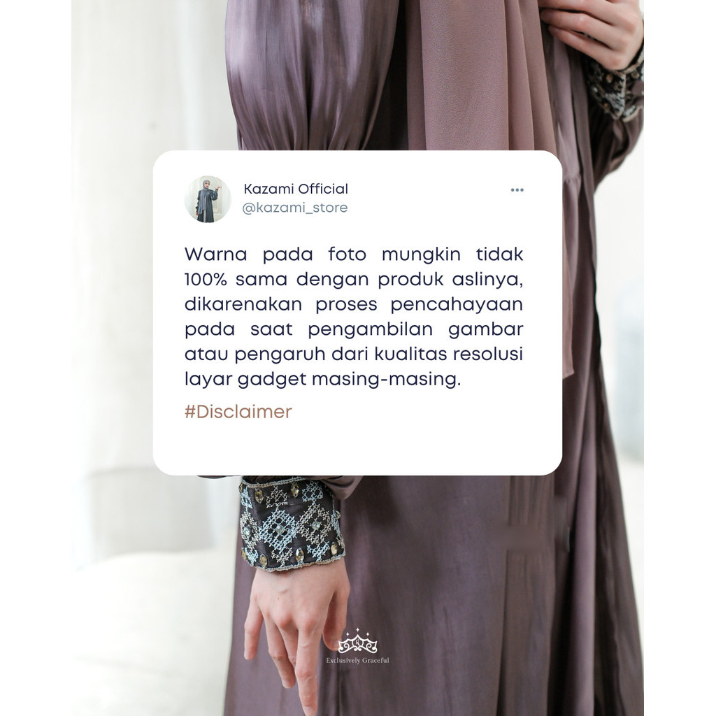Hijab Pashmina / Square Ceruty Kazami