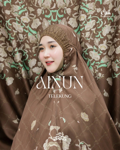 Image of Kazami - Mukena / Tekekung Ainun Printing Motif Bunga