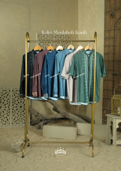 Image of Kazami - Koko Sarimbit Meulaboh Kasih Tangan / Lengan Panjang dan Lengan Pendek