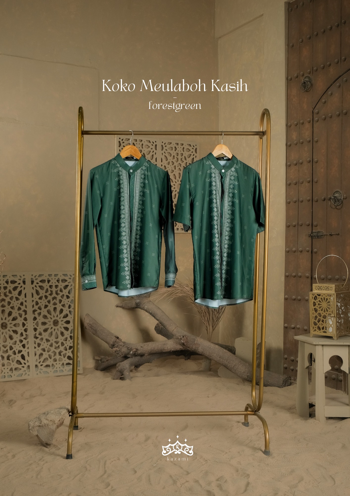Kazami - Koko Sarimbit Meulaboh Kasih Tangan / Lengan Panjang dan Lengan Pendek