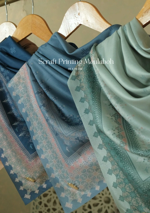 Image of Kazami - Hijab Scraft dan Pashmina Motif Printing Sarimbit Meulaboh Kasih