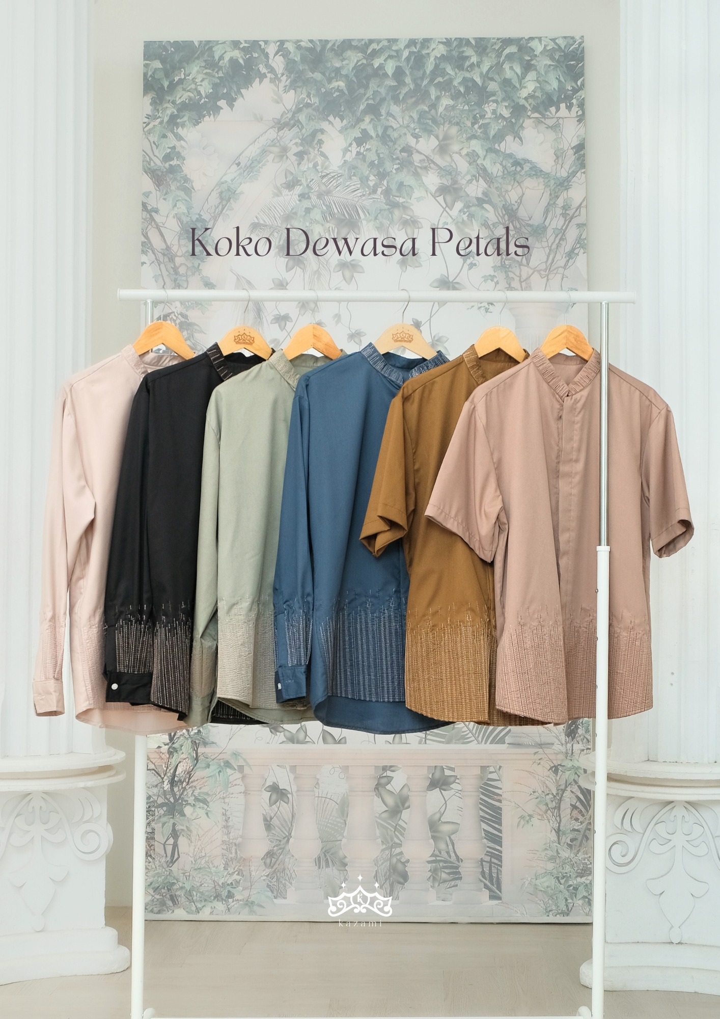 Kazami - Koko Dewasa Sarimbit Petals Of Grace Lengan / Tangan Panjang dan Pendek