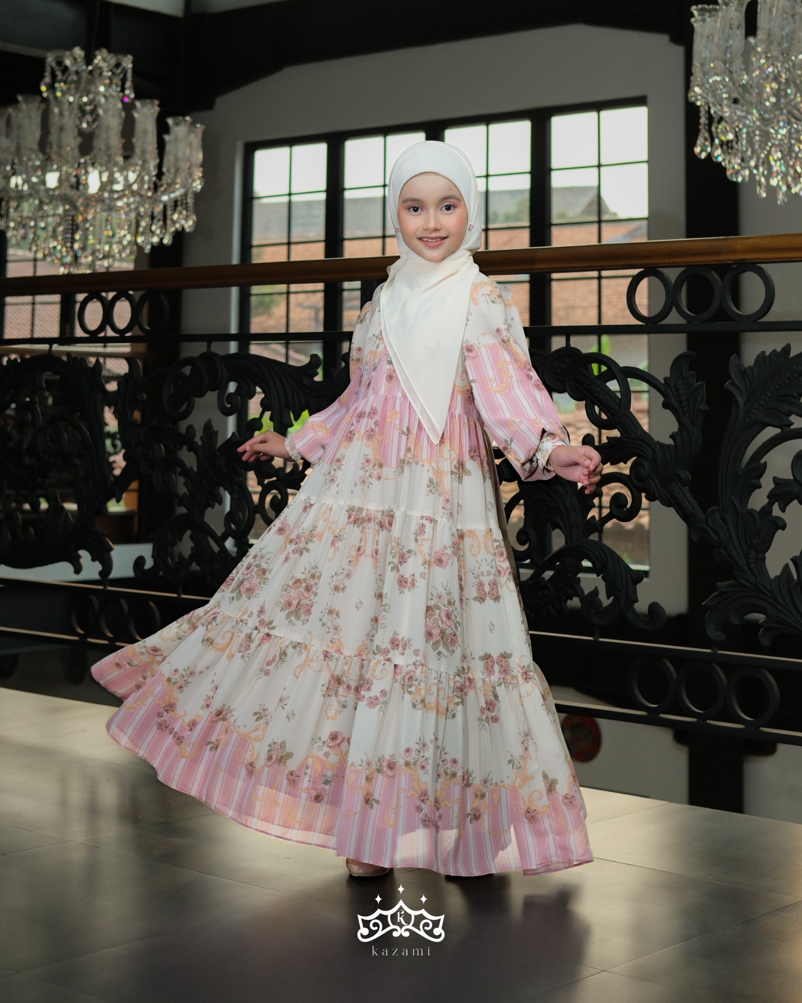 Kazami - Dress Kids / Anak Sarimbit Petals Of Grace
