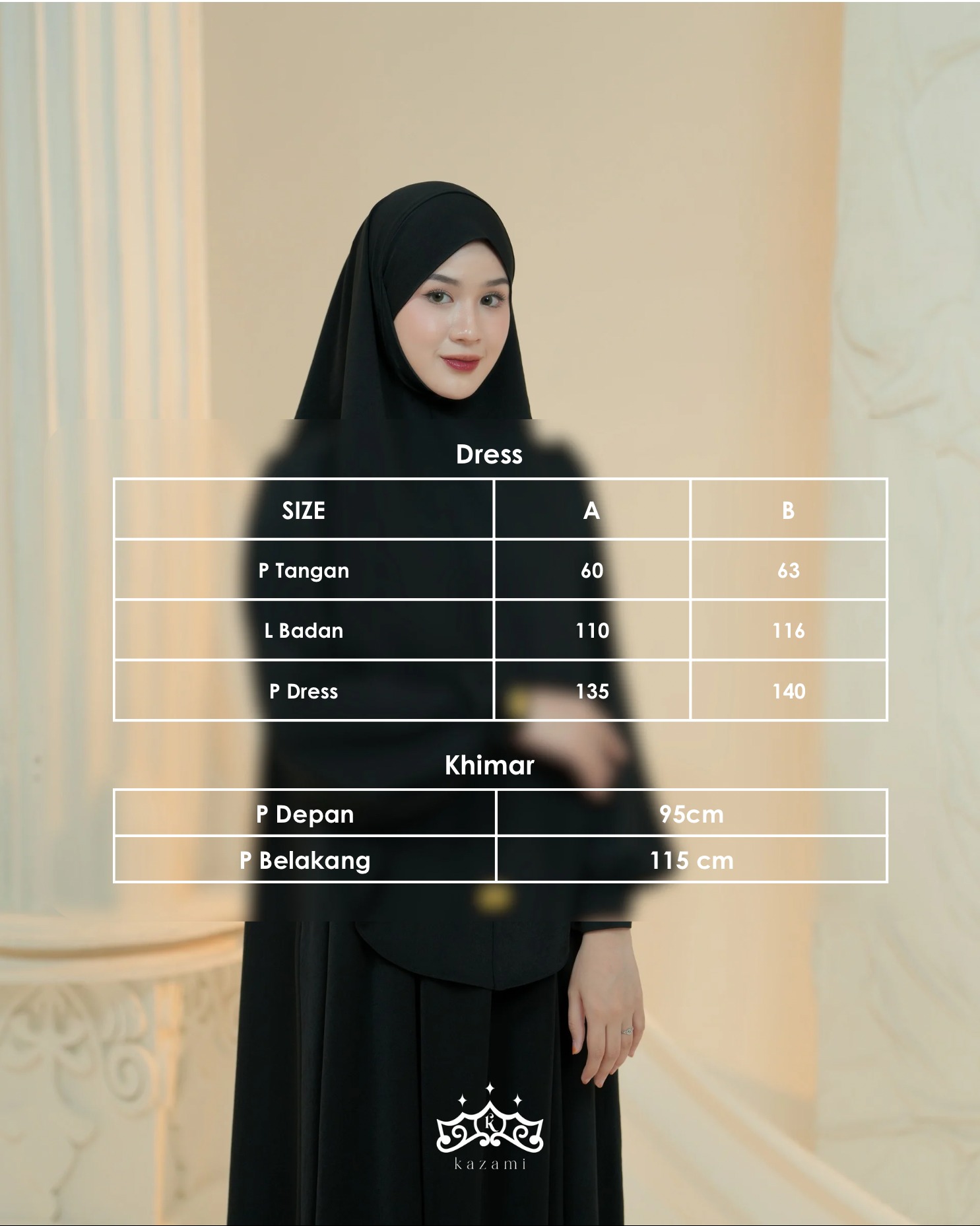Kazami - Fay Dress Basic Premium Ironless Cool-Touch Fabric Technology