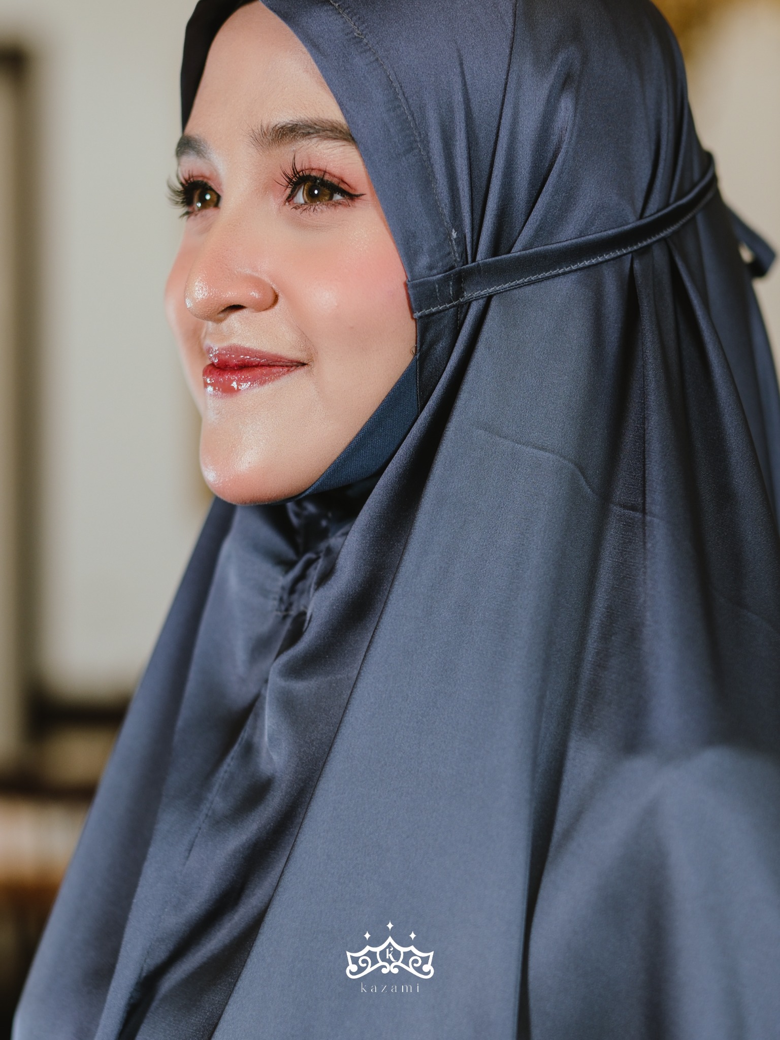 Kazami - Mukena / Telekung Printing Motif Series Sarimbit Meulaboh Kasih