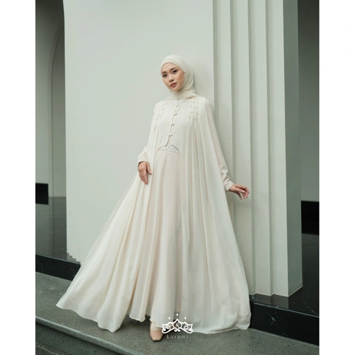 Image of Kazami - Haneen Abaya Set ( Abaya Dress payet set inner dan outer)