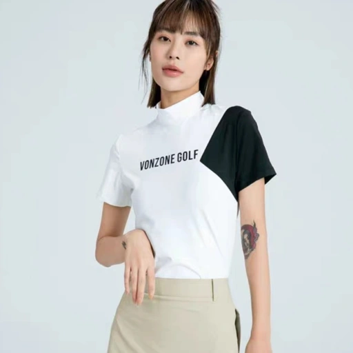Image of kaos golf wanita ladies vonzone short sleeve dryfit