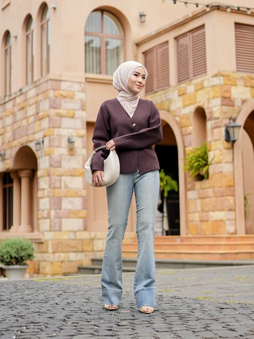 Image of Danila Flared Jeans Antique Blue