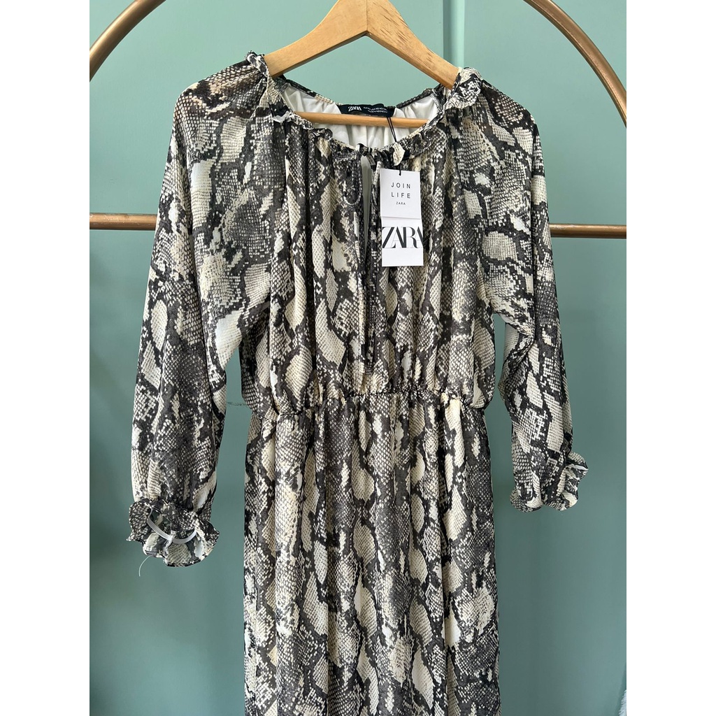 ZR Printed Midi dress