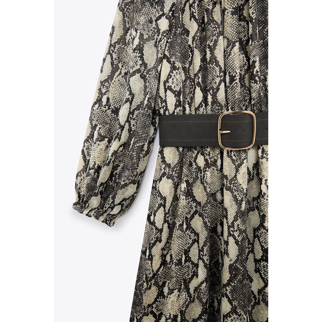 ZR Printed Midi dress
