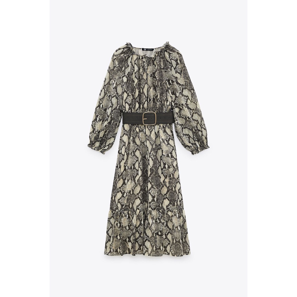 ZR Printed Midi dress