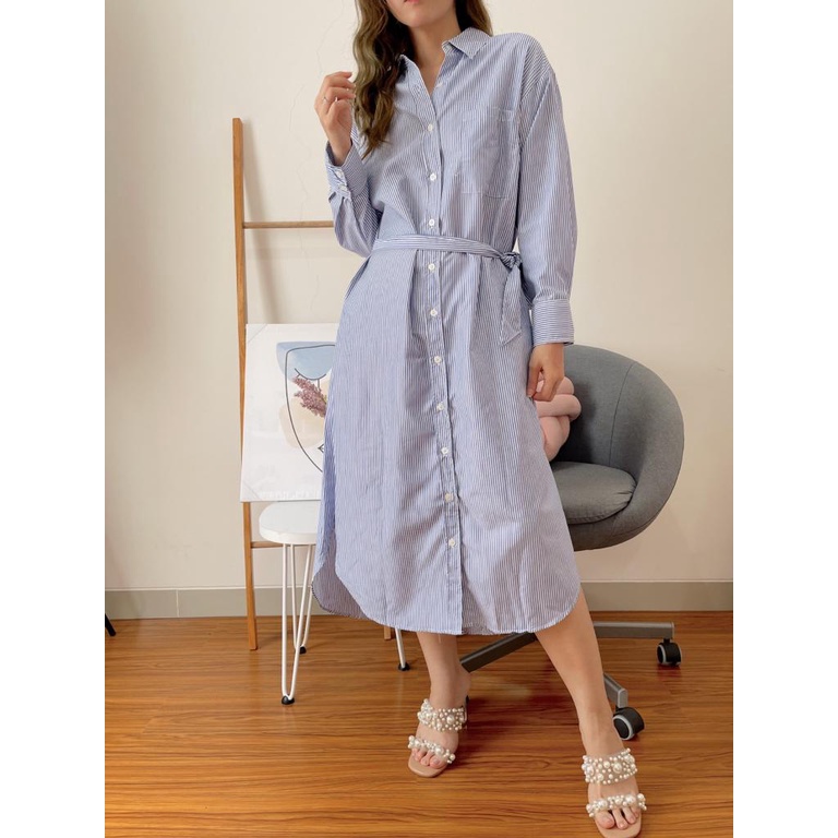 Consennso button down shirt dress