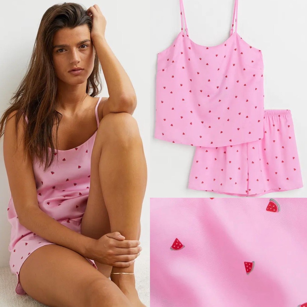 HM Short silk set pajamas