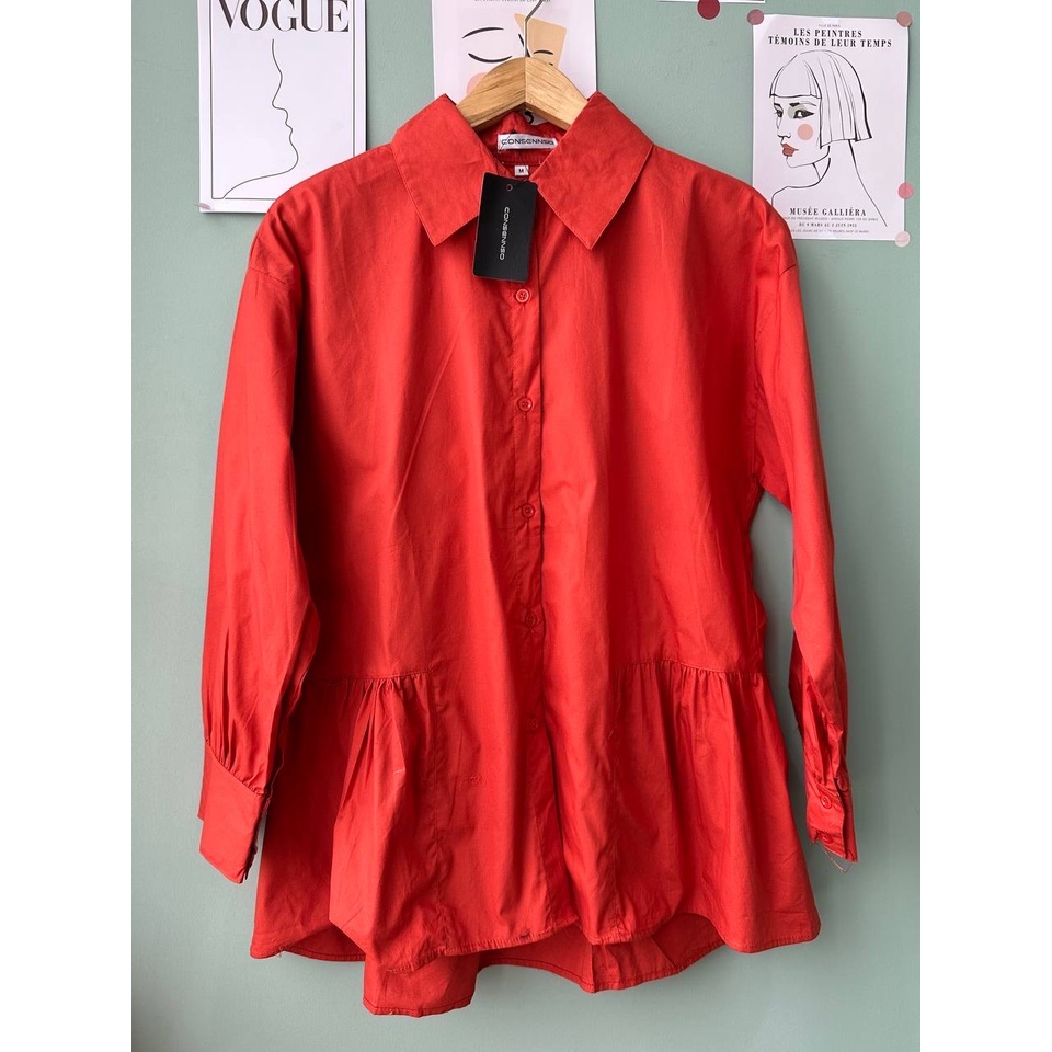 Consennso half perplum blouse