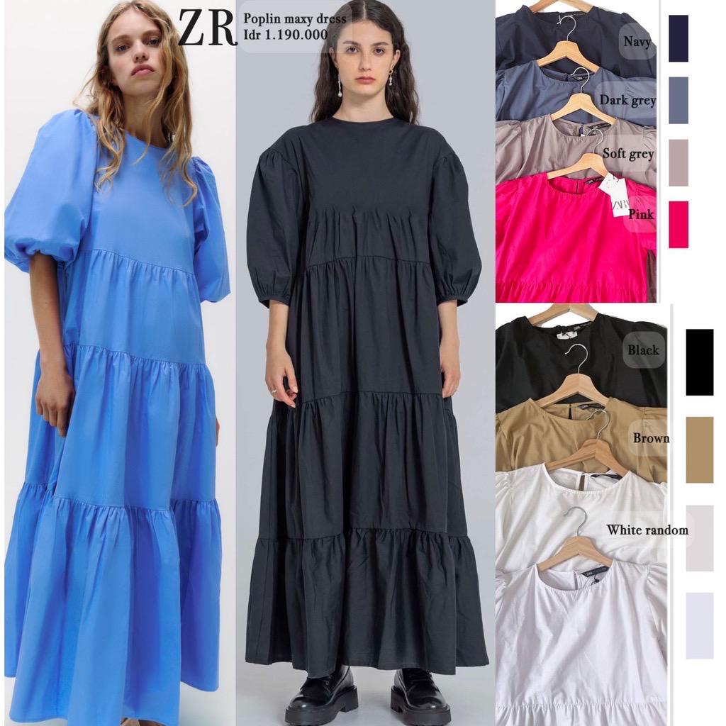 ZR Poplin Maxy Dresss