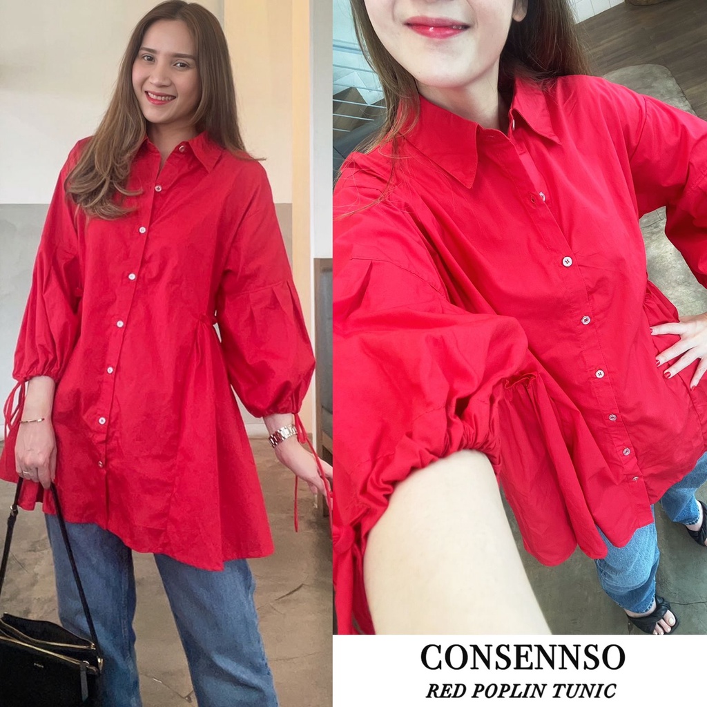 Consennso poplin tunic dress