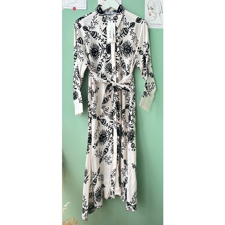 Zrrr printed maxy dress