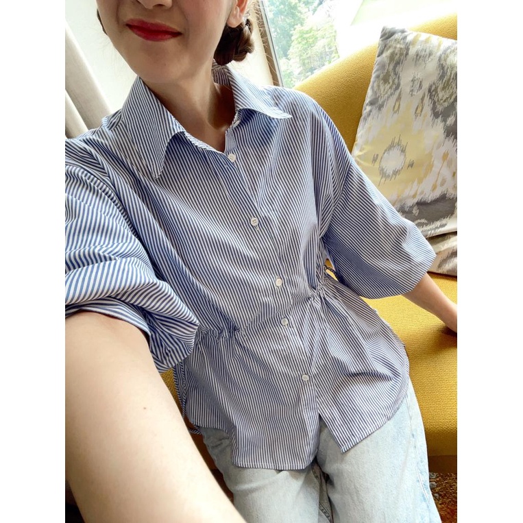 Consennso waist  poplin blouse