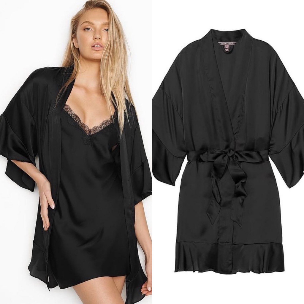 V**SS Silk Kimono Ruffle ( luaran aja ya tidak termasuk dalaman nya )