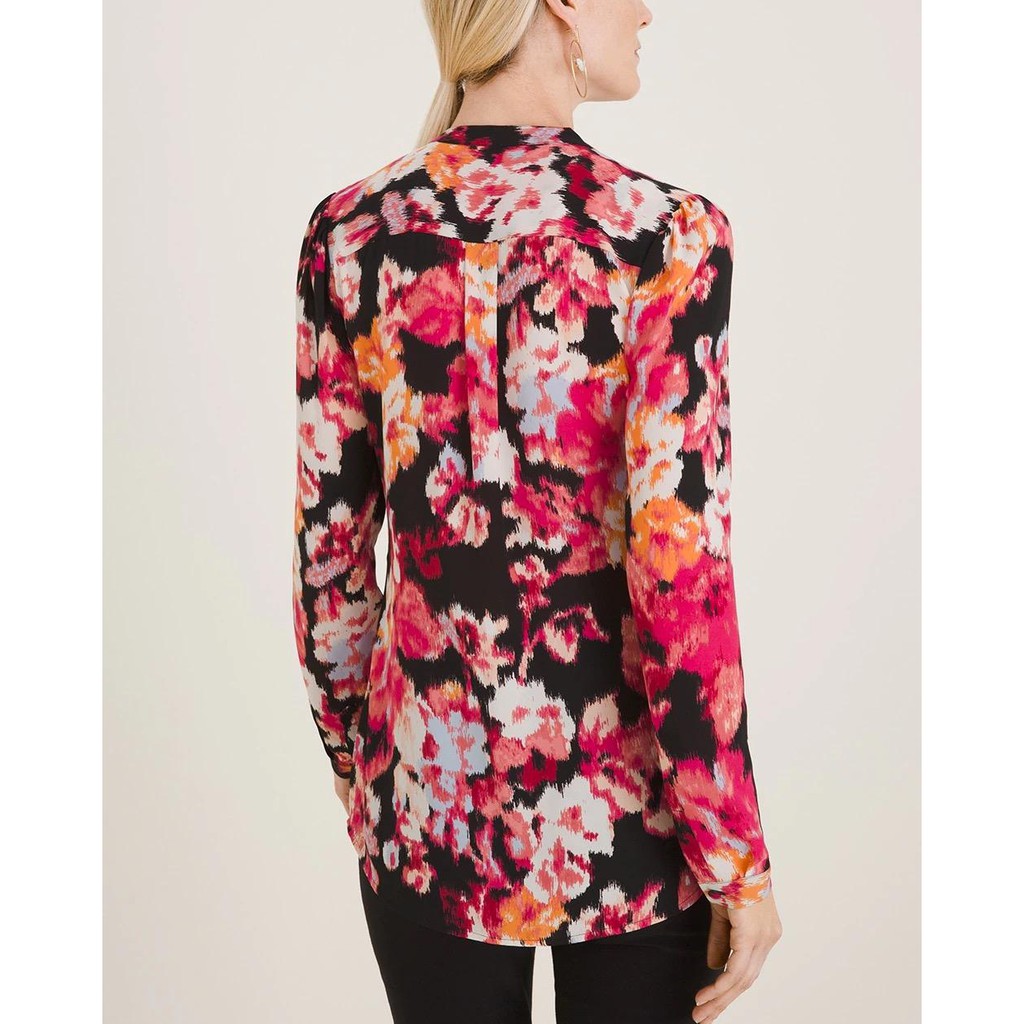 Chc tie floral print blouse