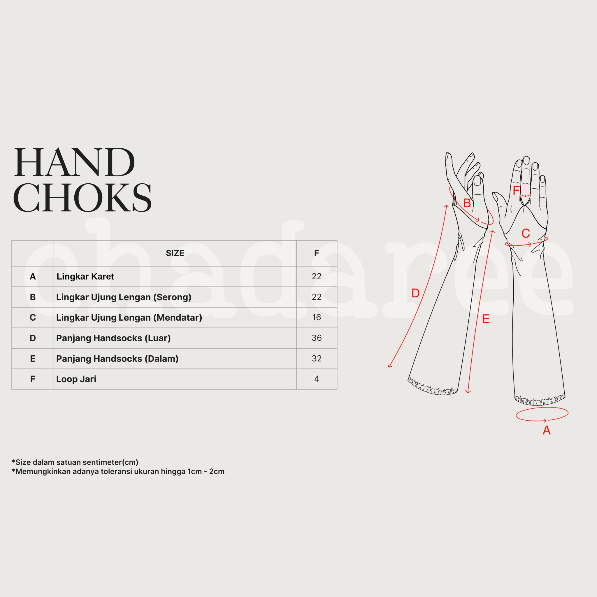 Chadaree - Handchocks