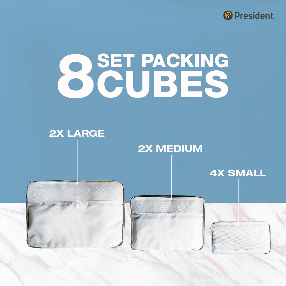 President 8 Set Packing Cube Travelling