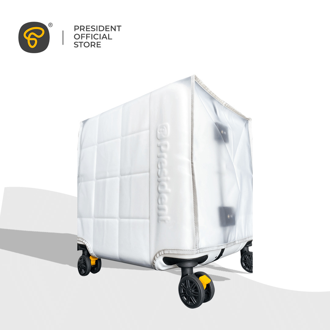 President Luggage Cover Transparent - Kubiko Cube