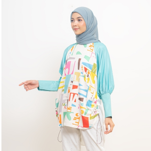 Blouse print Alana by Ameela. KL
