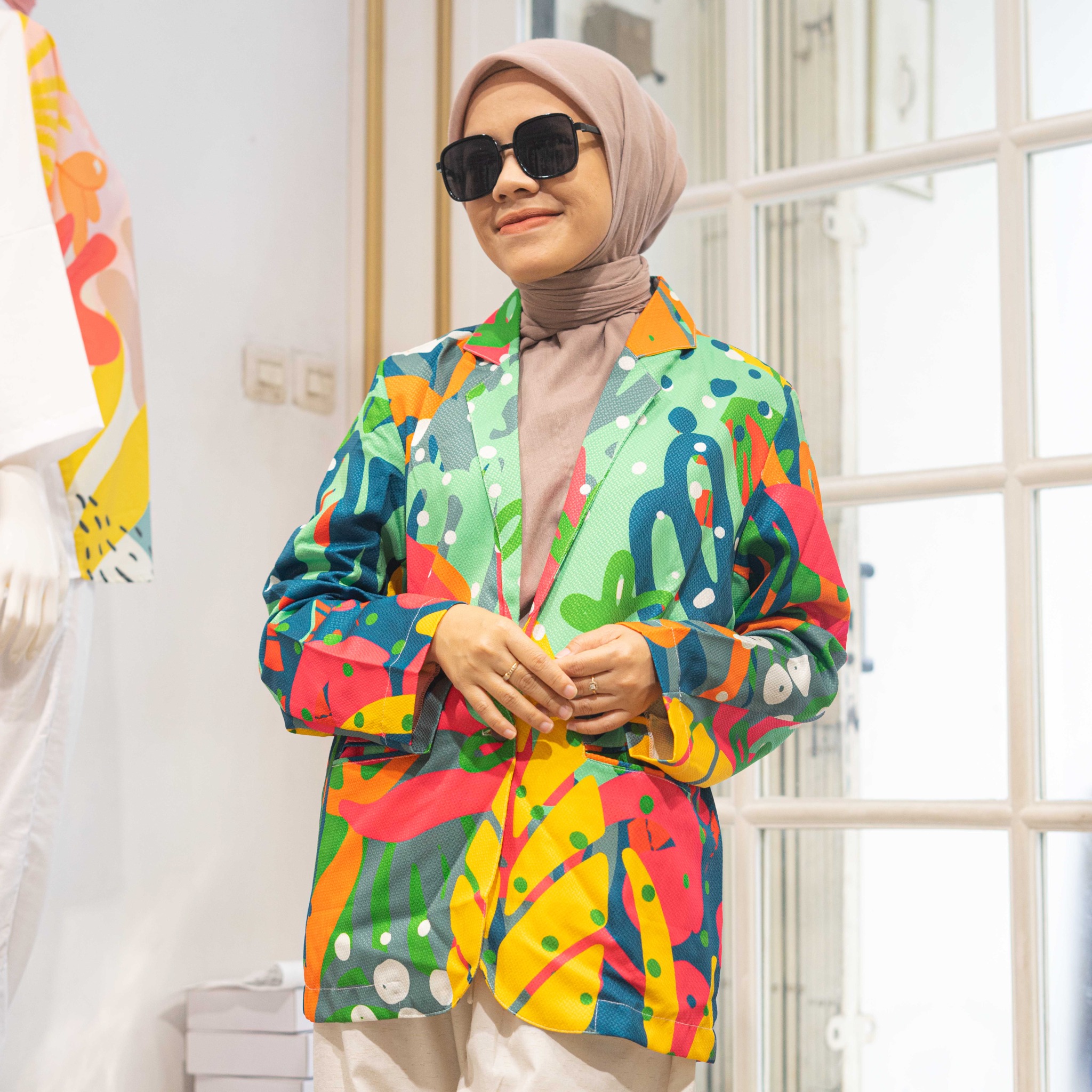 Blazer Full Print Jessy by Ameela.KL