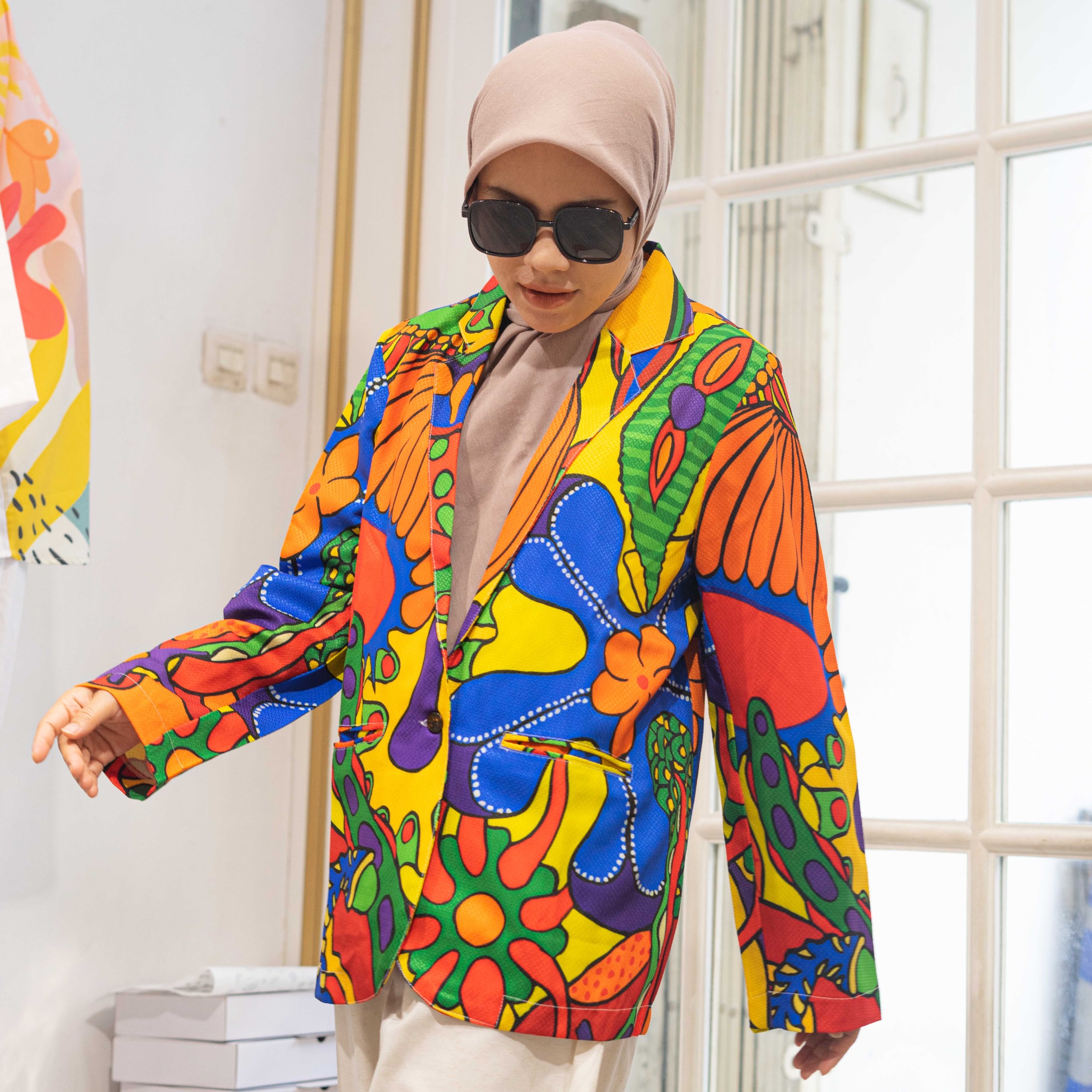 Blazer Full Print Jessy by Ameela.KL