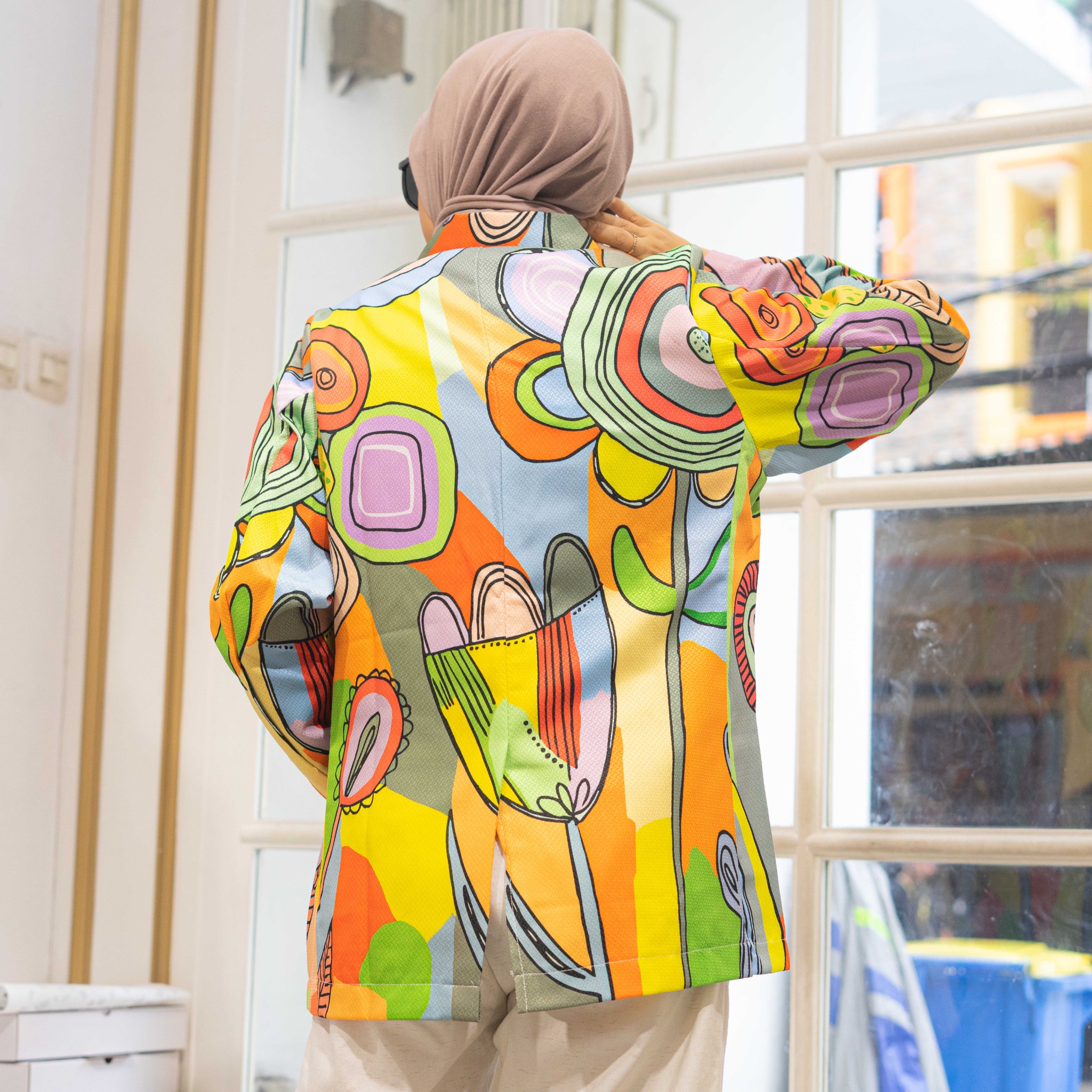 Blazer Full Print Jessy by Ameela.KL