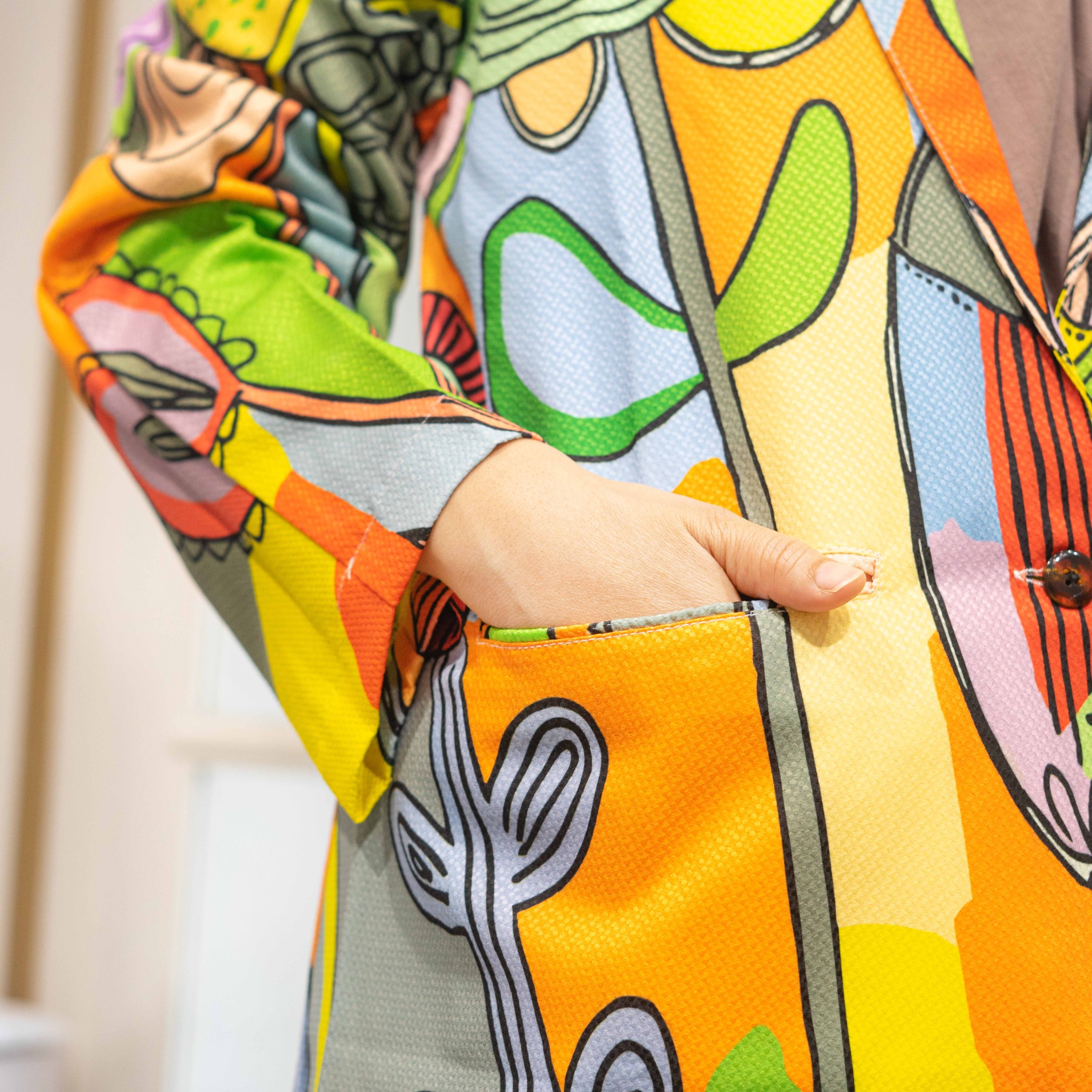 Blazer Full Print Jessy by Ameela.KL