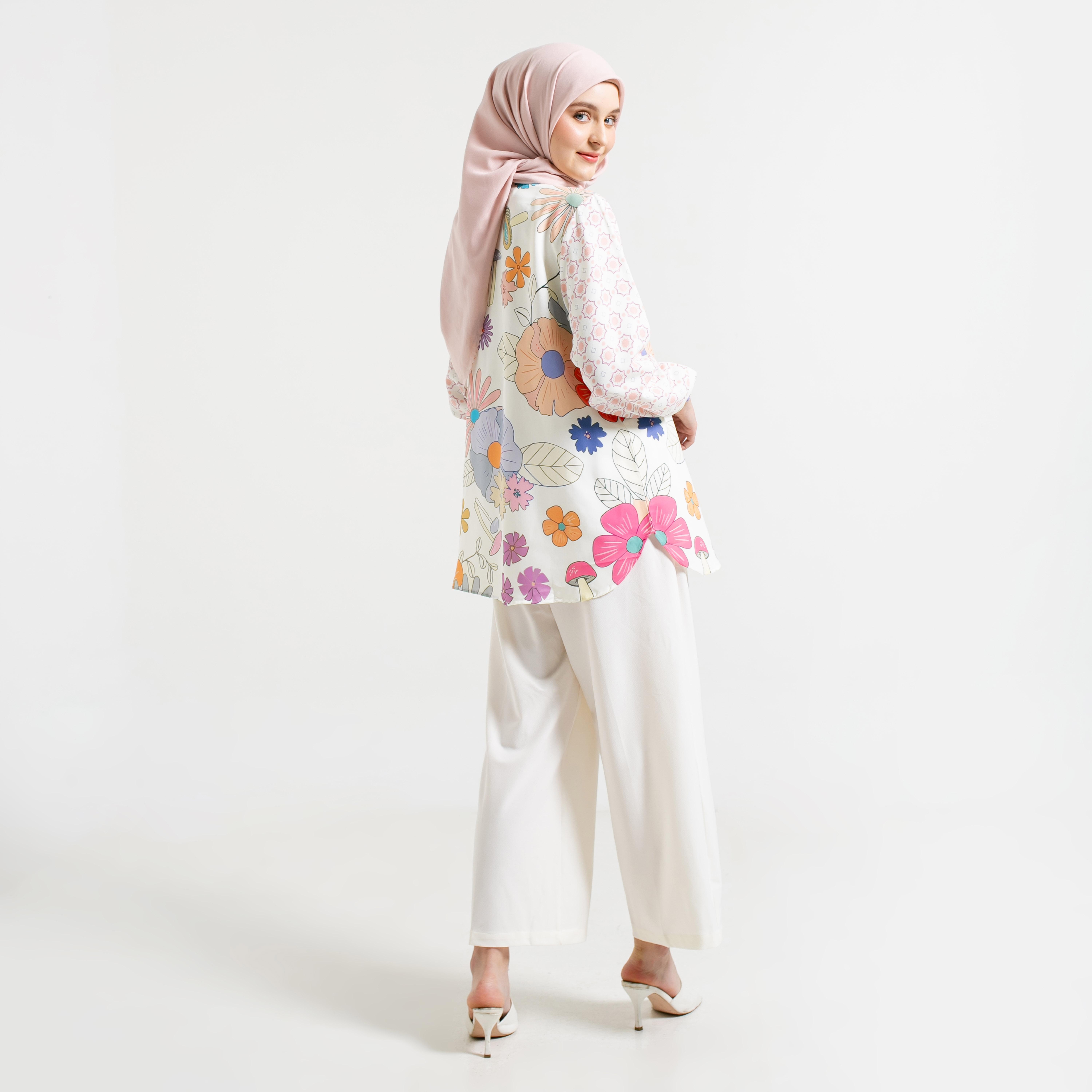Kemeja Full Print Ayesha by Ameela.KL